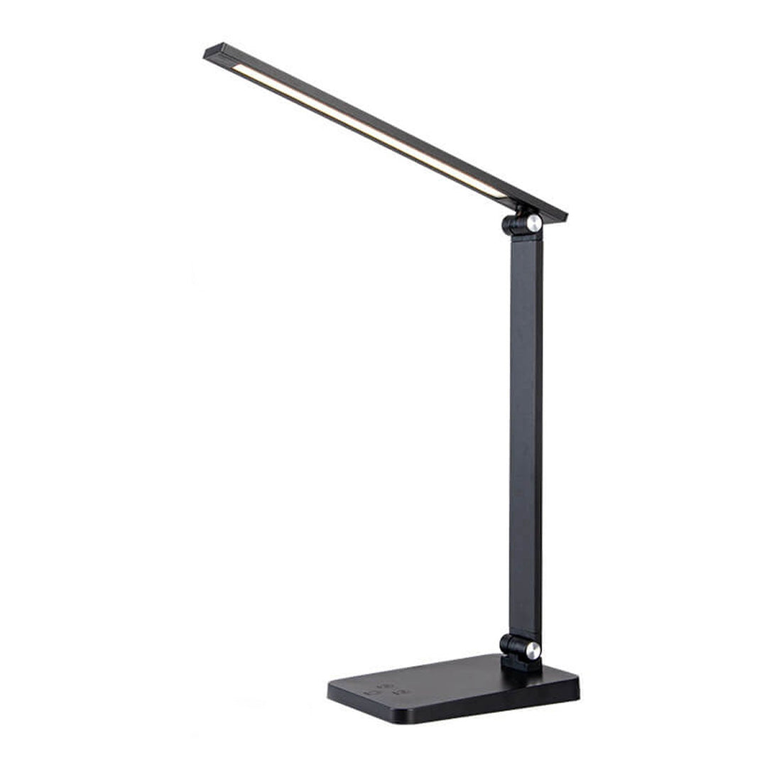 Lampe de bureau LED en aluminium pliable créative avec variateur tactile 