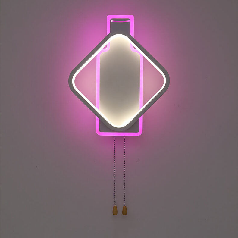 مصباح حائط LED عصري مربع الشكل بلون إبداعي 
