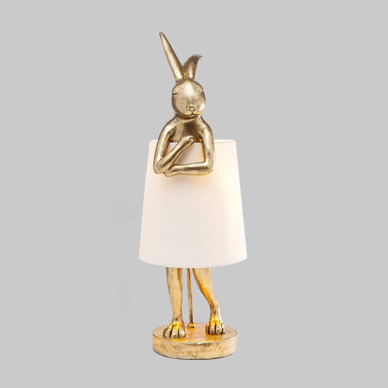 Nordic Apron Rabbit Resin 1-Light Table Lamp