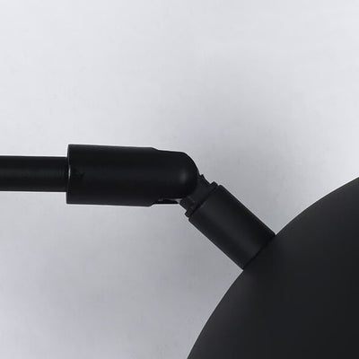 Industrielle minimalistische Eisenente klappbare Teleskop-Wandleuchte mit langer Stange und 1 Licht