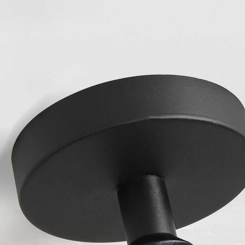 Luz de techo semi-empotrada de tira de círculo de aluminio de simplicidad moderna LED para pasillo 