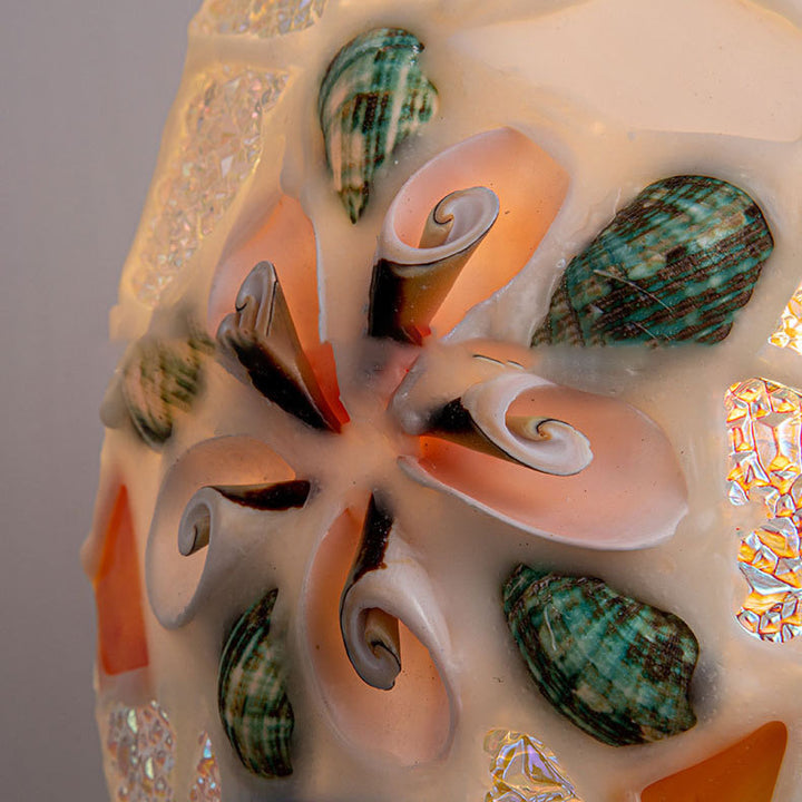 Nordic Vintage Colorful Shell 1-Licht Pendelleuchte 