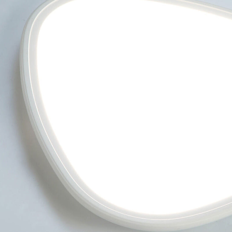 Modern Minimalist Aluminum Acrylic Round Triangle LED Flush Mount Ceiling Light