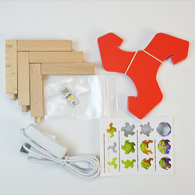 Lampe de table décorative USB LED DIY Moon Lamp 