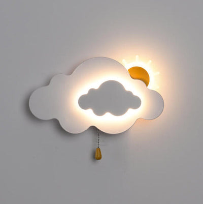 Cartoon kreative Wolken Acryl LED Wandleuchte Lampe 