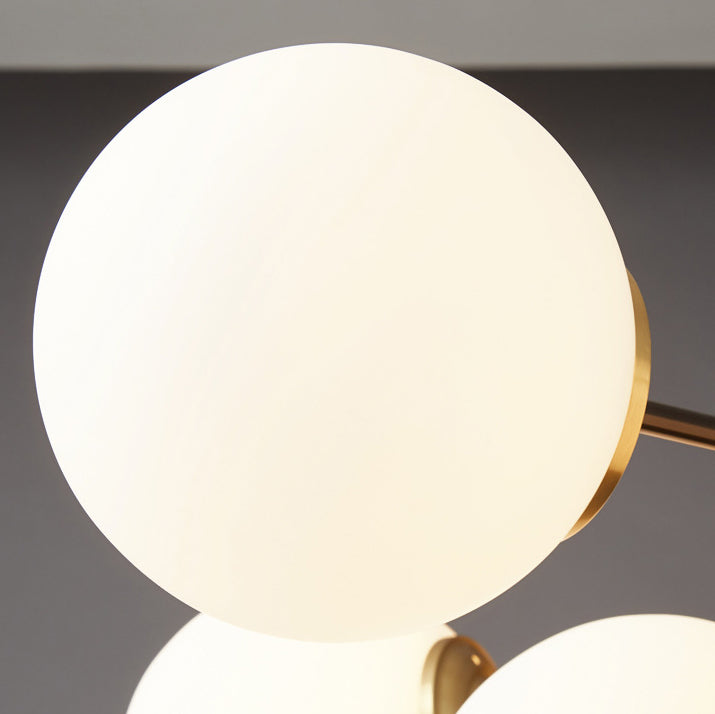 Postmodern Minimalist Copper Magic Bean 6/8-Light Chandeliers