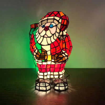 Tiffany Kreative Tier Buntglas 1-Licht Dekorative Tischlampe 