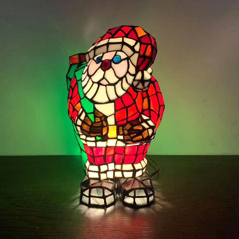 Tiffany Kreative Tier Buntglas 1-Licht Dekorative Tischlampe 