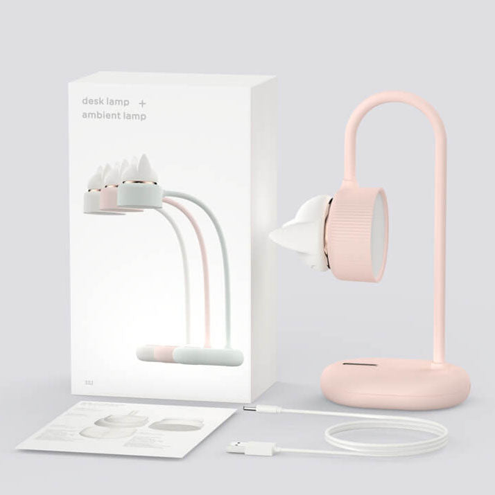Moderne kreative LED-Nachtleuchte im Cartoon-Katzen-Design als Lese-Tischlampe fürs Schlafzimmer 