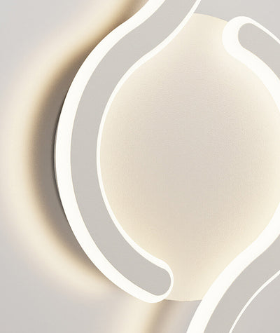 مصباح حائط LED بتصميم تاي تشي إبداعي من الأكريليك الحديث 