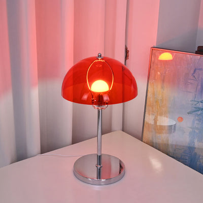 Nordic Vintage Clear Dome Acrylic LED USB Table Lamp