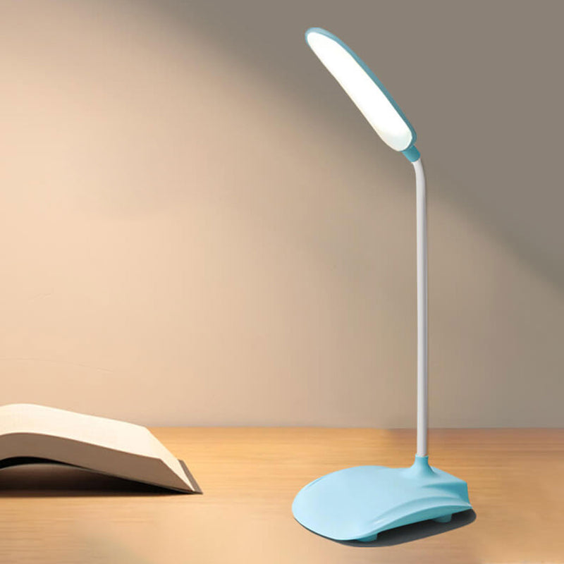 Lampe de bureau tactile LED rechargeable colorée et pliable créative 