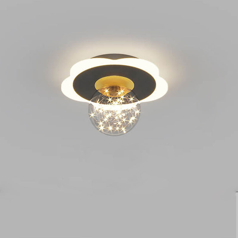 Modern Creative Triangle Flower Full Star LED Flush Mount Ceiling Light