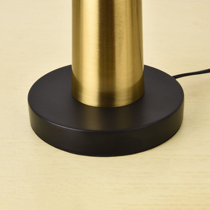Lampe de table 1 lumière en tissu de fer minimaliste nordique 