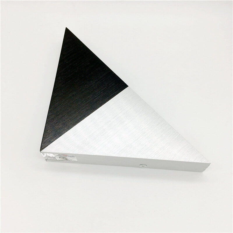 Modern Creative Aluminum Acrylic Stereo Triangle Pyramid Design LED Wall Sconce Lamp