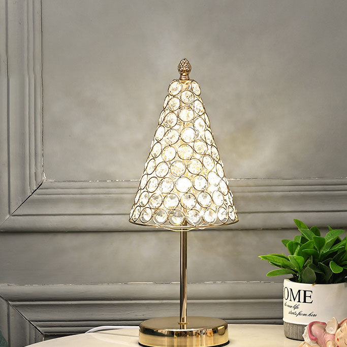 Modern Light Luxury Creative Pattern Crystal 1-Light Tischlampe 