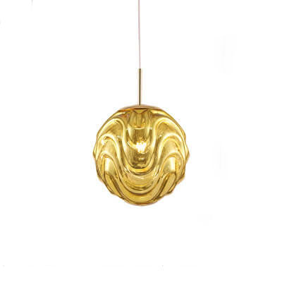 Creative Colorful Lava Glass Globe 1-Light Pendant Light