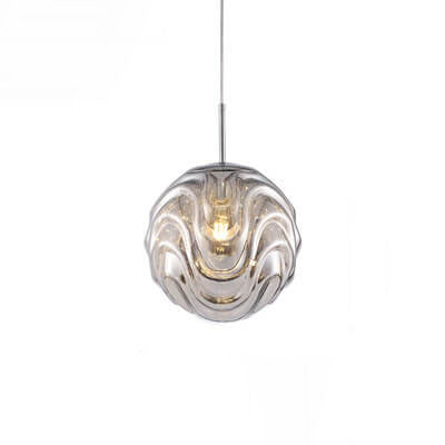Creative Colorful Lava Glass Globe 1-Light Pendant Light