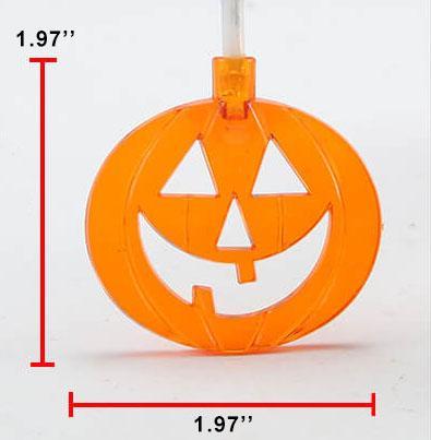 Citrouille d'Halloween 10/20 Lumière à Piles Solaire LED Lumière Décorative Guirlande Lumineuse en Plastique 