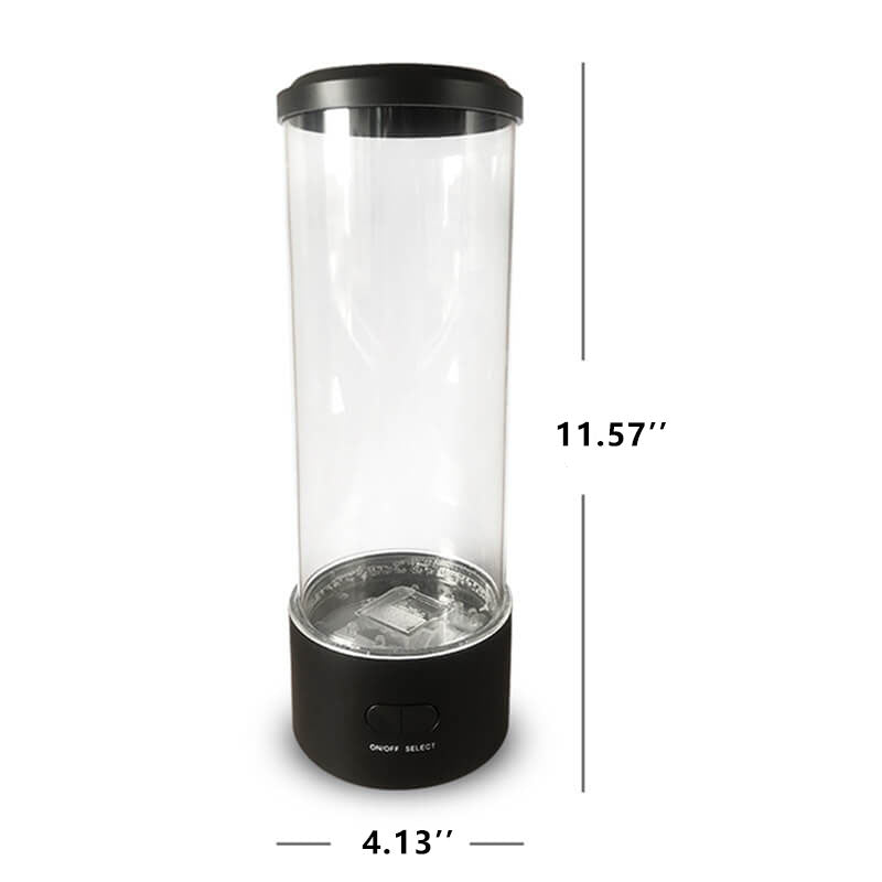 Lampe de nuit colorée en forme de méduse, veilleuse LED cylindrique 