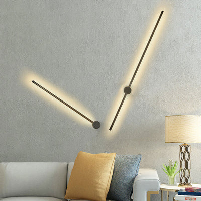 Minimalist Strip Aluminum LED Wall Sconce Lamp