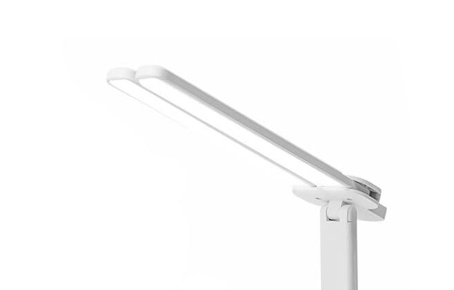 Lampe de Table LED à Double Tête Créative avec Protection des Yeux et Angle Réglable 