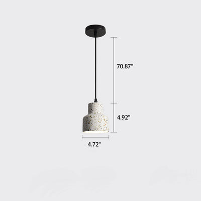 Nordic Minimalist Millstone Hardware Round 1-Light Pendant Light