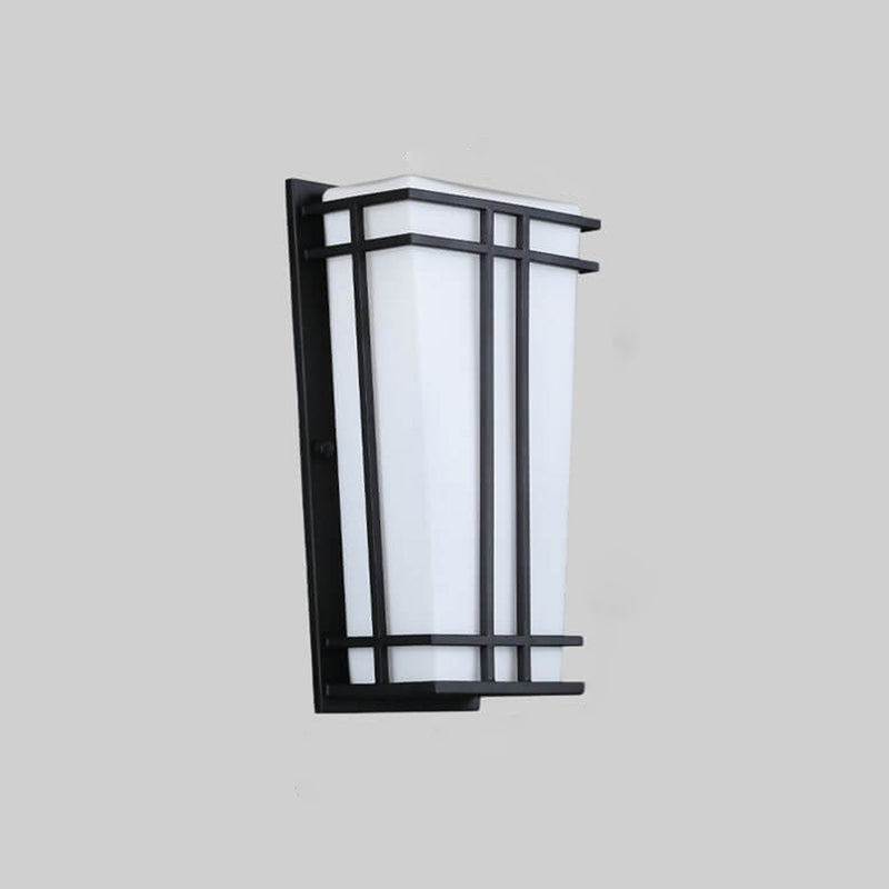 New Chinese Waterproof Wedge Design 1-Light Outdoor Wall Sconce Lamp