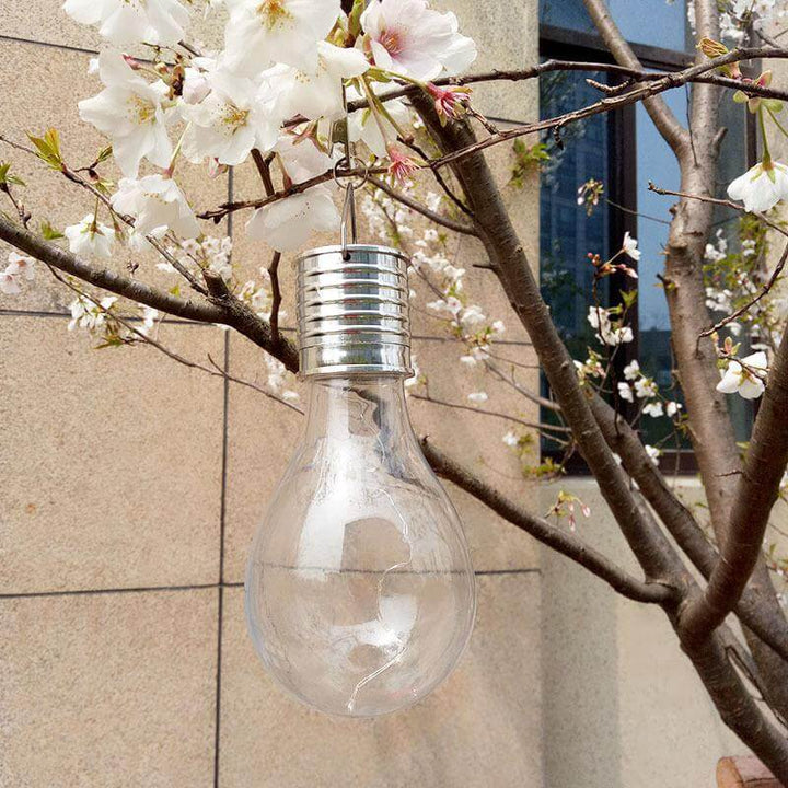 Bombillas de Color Creativas Luz Colgante LED Solar de Plástico para Exteriores 