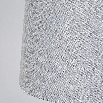 Lampe de table à 1 lumière avec base en céramique motif d'eau en tissu de luxe moderne 