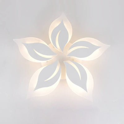 Modern Creative Bauhinia Flower Acrylic LED Flush Mount Ceiling Light