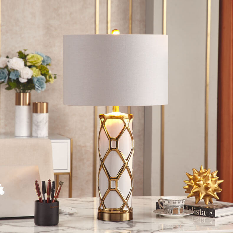 Nordic Light Luxus-Keramik-Tischlampe mit 1 Leuchte