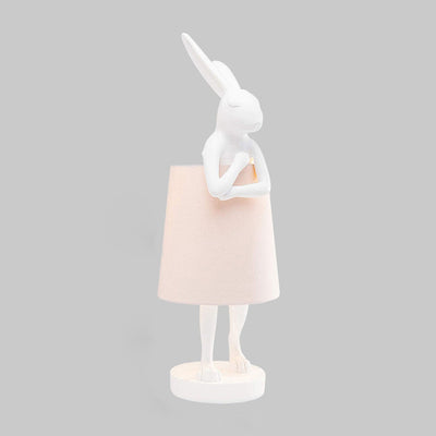 Nordic Apron Rabbit Resin 1-Light Table Lamp