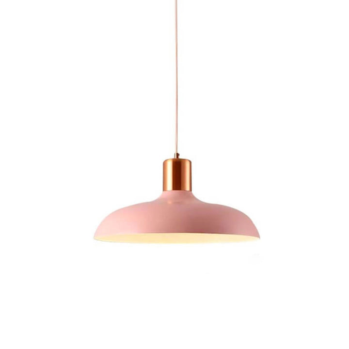 Lampe suspendue nordique créative à 1 lumière couleur macaron 