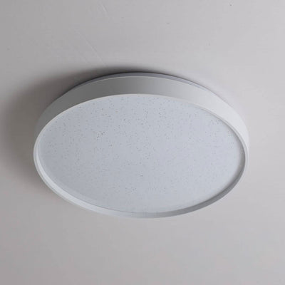 Minimalist Creative Star Empty Circular LED Iron Flush Mount Ceiling Light