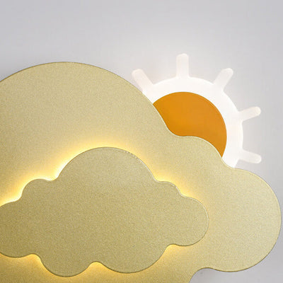 Cartoon kreative Wolken Acryl LED Wandleuchte Lampe 