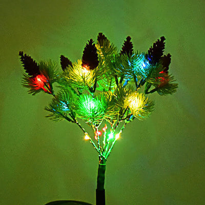 Solar Lighted Christmas Pine Cone Tree LED Outdoor Decorative Landscape Light