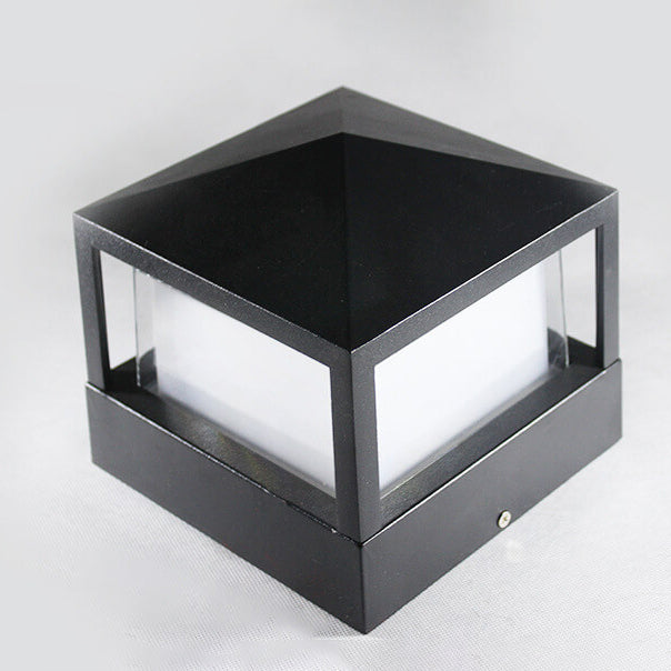 Applique murale LED carrée en aluminium acrylique étanche simple pour l&