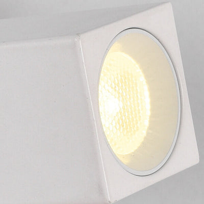 Modern Minimalist Acrylic Rectangular Irradiated LED Wall Sconce Lamp
