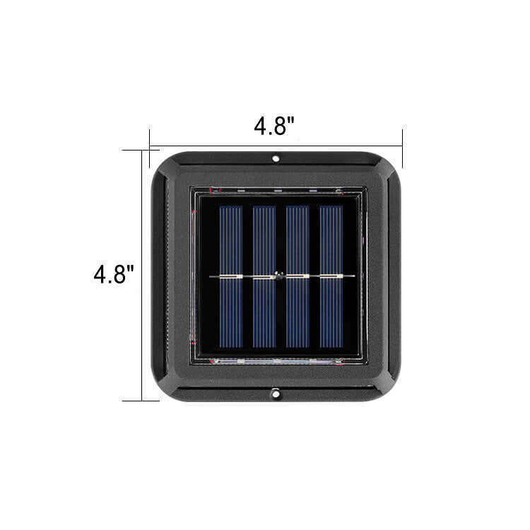 Modern Square Waterproof Solar LED Outdoor Garden Balcony Street Light