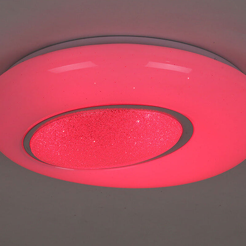 Colorful RGB Smart Remote Control LED Flush Mount Ceiling Light