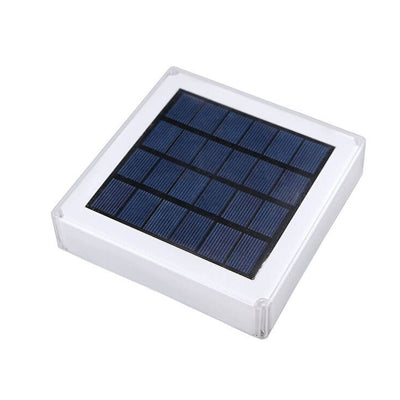 Modern Solar RGB Square Post Head Light Outdoor Garden Landscape Light