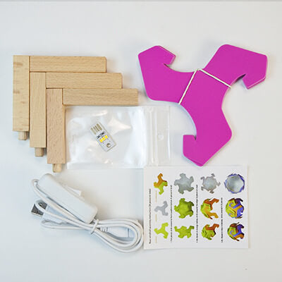 DIY Mondlampe LED Nachtlicht USB Dekorative Tischlampe 