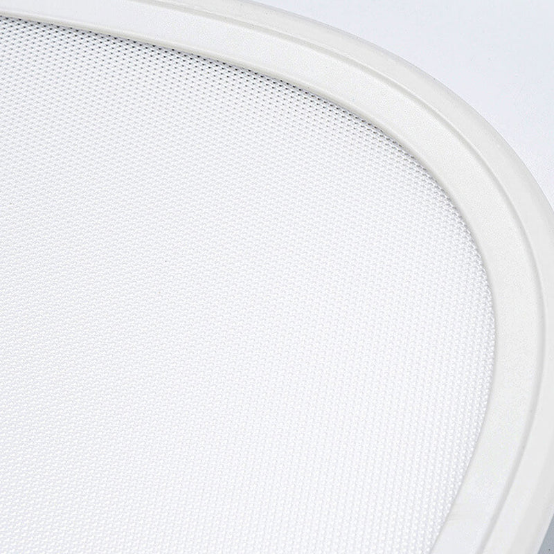 Modern Minimalist Aluminum Acrylic Round Triangle LED Flush Mount Ceiling Light
