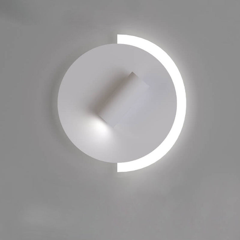 Modern Minimalist Acrylic Disc Spotlight Rotatable LED Wall Sconce Lamp