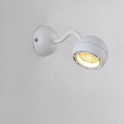 Minimalist Iron Dome Shade Mini Rotatable LED Wall Sconce Lamp