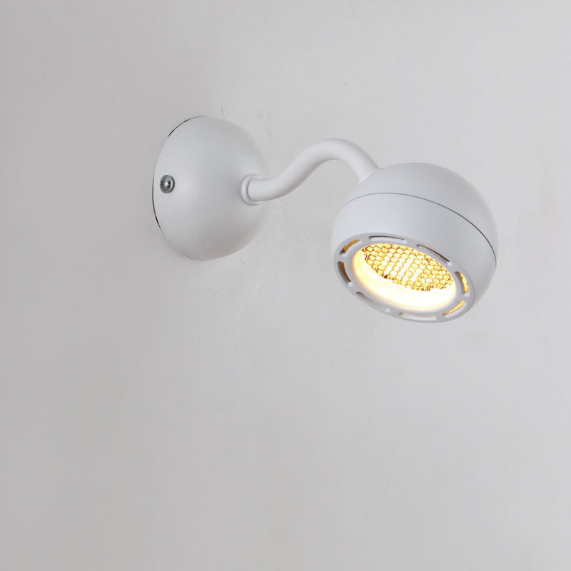 Minimalist Iron Dome Shade Mini Rotatable LED Wall Sconce Lamp