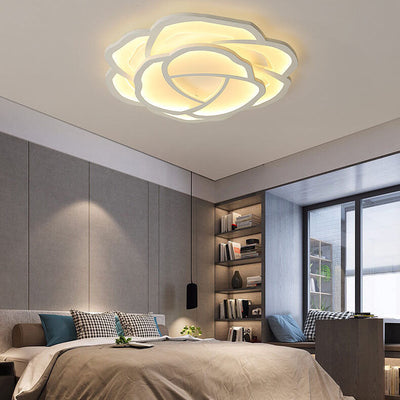 Modern Simple Roses LED Flush Mount Ceiling Light