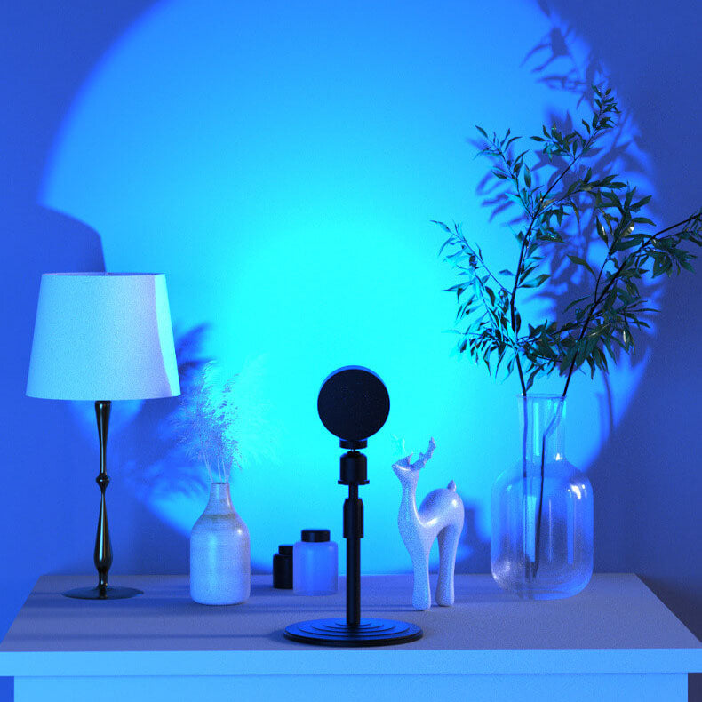 RGB 16 Color Remote Control LED Projector Mood Light Floor Lamp