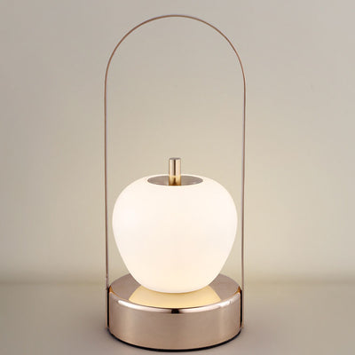 Creative Vintage Apple Shape Portable Rechargeable LED Table Lamp